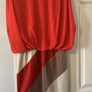 Hot & Delicious Red Asymmetrical Cocktail Dress